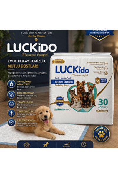 Majo Luckido Köpek Tuvalet Pedi 60x90 cm 30 Adet (Eğitim Pedi)