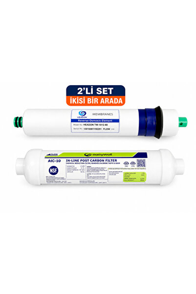 Easywell 2 Lİ SET MEMBRAN VE SON KARBON FİLTRE