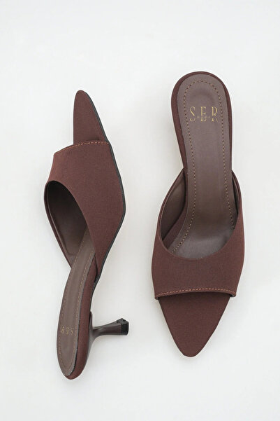 sermoda Γυναικείες Παντόφλες με Τακούνι - Γυναικείες Παντόφλες με Λεπτό Τακού...