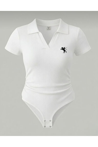 DEEFWEAR Μπλούζα με κέντημα στο γιακά τύπου πόλο