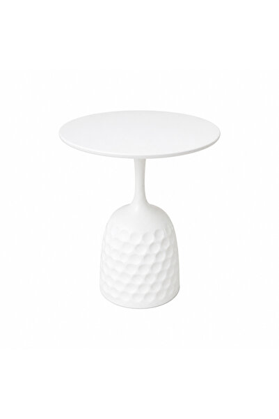 Warehouse Modern Luxury Design Accent Table with Ornate Base by Ware House