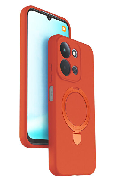 Rivor Xiaomi Redmi 15C 4G Kılıf Kamera Çıkıntılı Magsafe Şarj Özellikli Halka...
