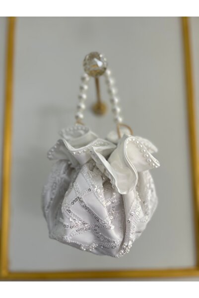Bridal Luxe Pearl and Sequin Bridal Bag