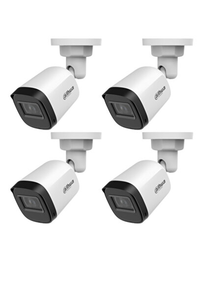 DAHUA 4 Adet 3.6 MP Lens 1080P Full HD AHD Gece Görüşlü Su Geçirmez Güvenlik ...