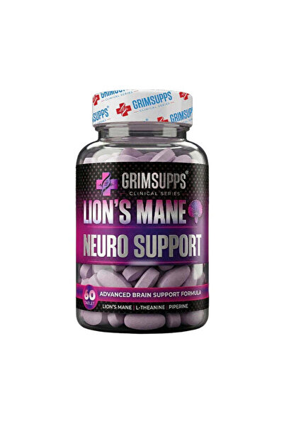 grimlabs GRIMSUPPS LION'S MANE NEURO SUPPORT L-THEANINE & N-ACETYL TYROSINE 6...