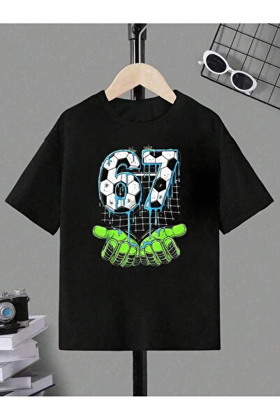 SVART WEAR Six Seven 67 Παιδικό και εφηβικό μπλουζάκι με στάμπα, 100% βαμβακε...
