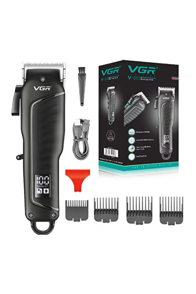 OEM Κουρευτική μηχανή USB, διάρκεια μπαταρίας 200 λεπτά, οθόνη LED, 4 ρυθμιστ...