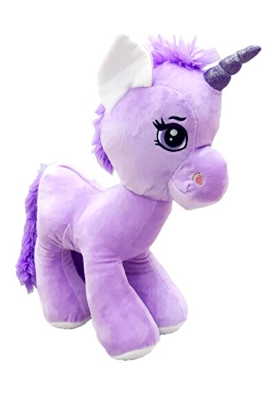 Şeker Adası Unicorn Mor Pony At 40 cm