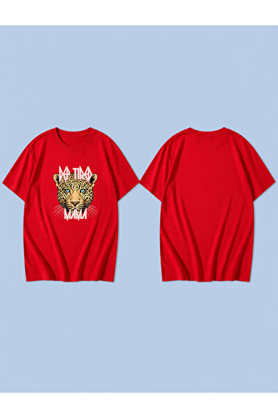 LORVEX Μπλουζάκι JAGUAR EYES με στάμπα, 100% βαμβάκι, Oversize Unisex, Άνετη ...