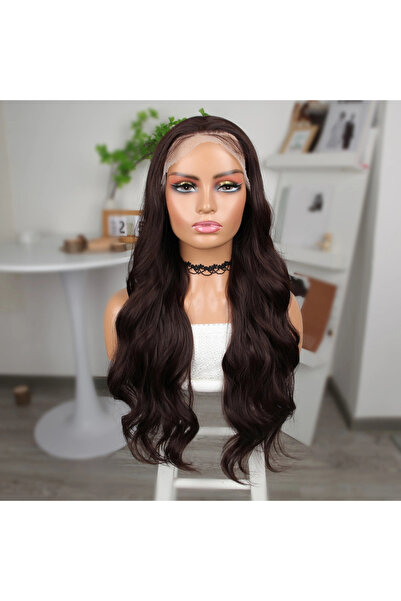 colezium شعر مستعار من ألياف الكراميل القهوةية من نوع Sen Wide Daali Tulle