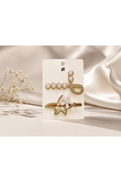 Srctech Σετ 2 τεμαχίων Κομψό και Νέας Τάσης Ρομαντικό Σετ Κούμπωμα με Πέτρες ...