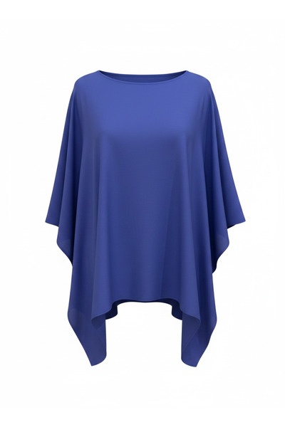 PHUTİ COLLECTION 100% Viscose Asymmetric Blouse
