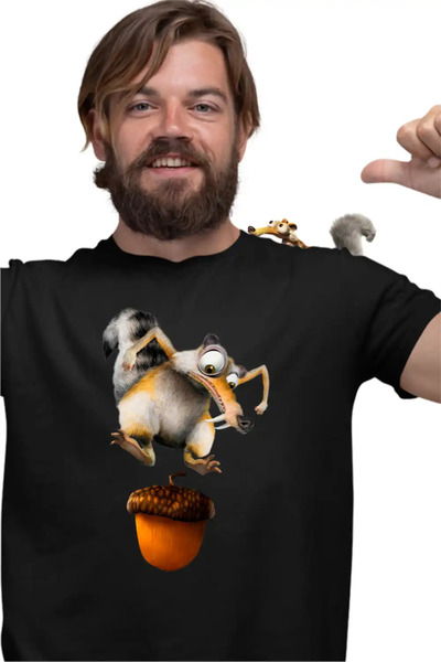 OEM Tricou Barbati Ice Age Scrat Veverita