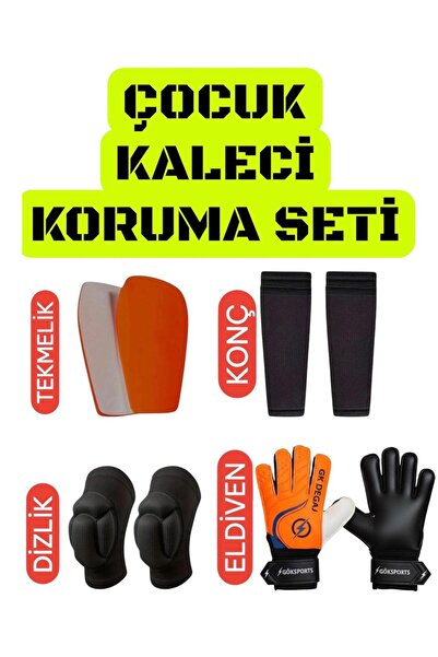 Gök Sports Gk Degaj Çocuk Goalkeeper Gloves Bilek Bandajlı Kaleci Eldiveni Di...
