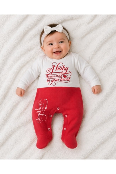 Superbaby Βαμβακερό βρεφικό ολόσωμο φορμάκι με μποτάκια, Happy Kid