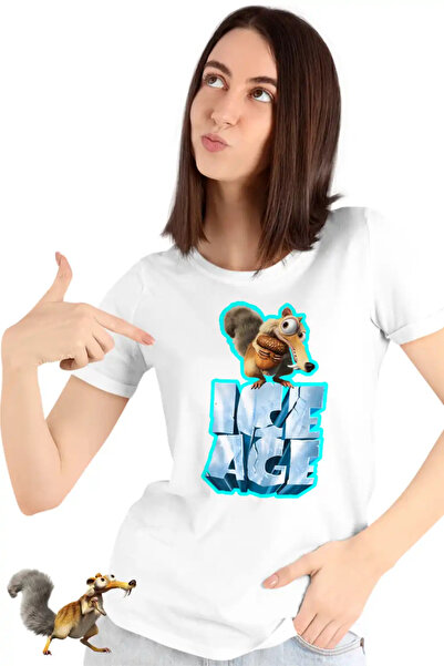 OEM Women's T-shirt Ice Age Scrat Mood
