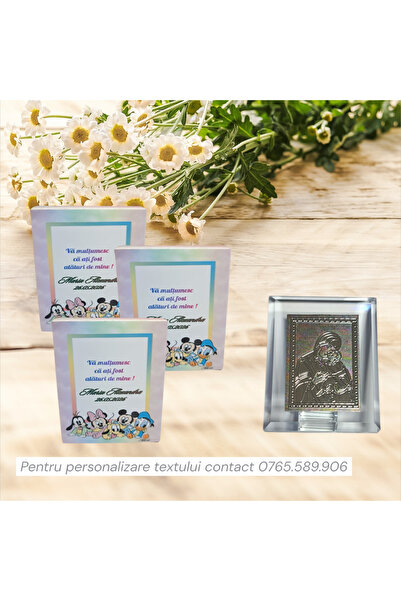 Aela.alc Marturie iconita botez prieteni lui Mickey set 10 buc