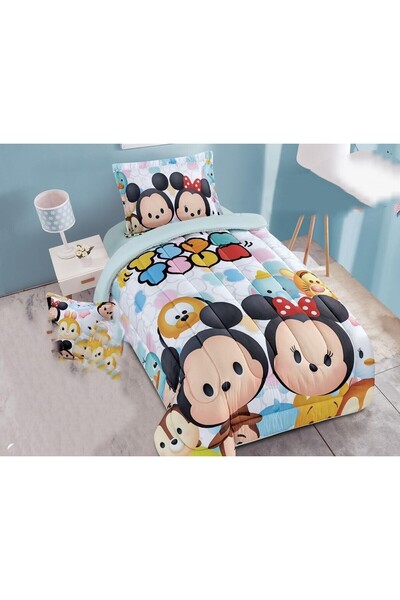 Barigo Bedspread 4 Pieces Set Children's Microfiber Latest Cartoon Characters