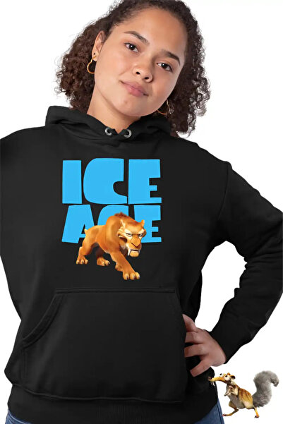 OEM Women's Hoodie Ice Age Diego Smilodon Tiger