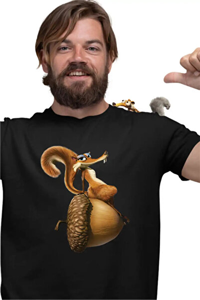 OEM Tricou Barbati Ice Age Scratte Veverita