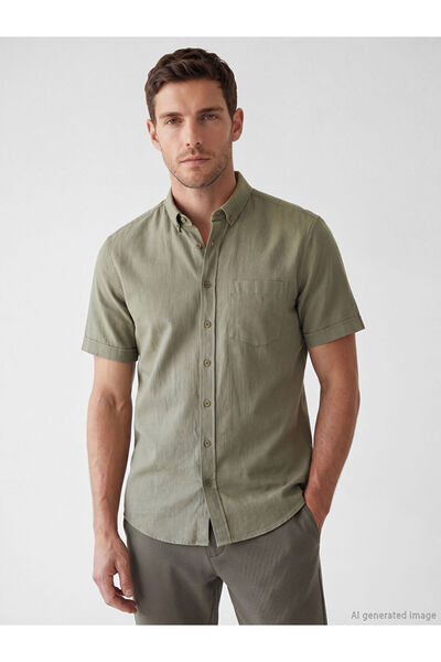 LC Waikiki Sparkling Choices from Shining Store Standard Fit Dobby Men's Shirt