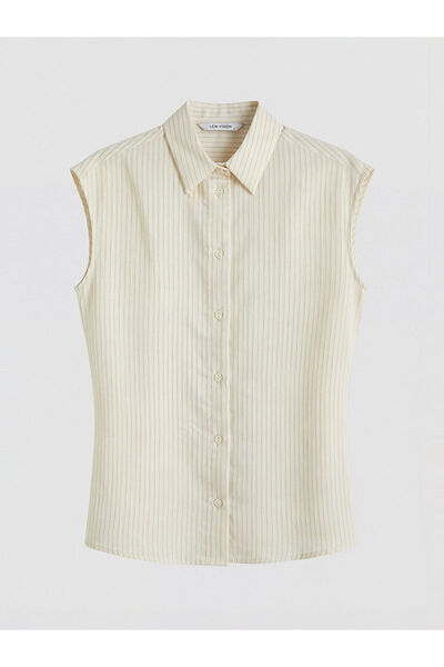 LC Waikiki Esvab • Modern & Distinctive Striped Women's Shirt