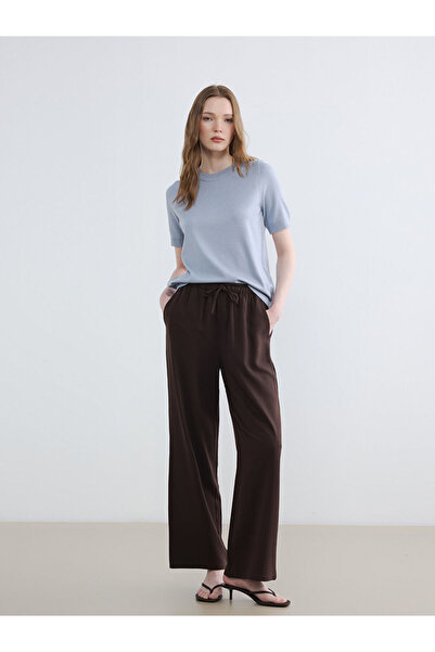 LC Waikiki I Beli Corded Wide Leg Women's Trousers from Freezen Store