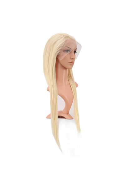 online kapsulavm avm alışveriş Real Front Lace Straight Platinum Tulle Wig / ...