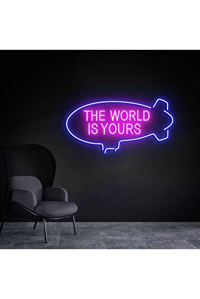 SignYourNeon Scarface Temalı The World Is Yours Led Neon Tabela - Motivasyone...
