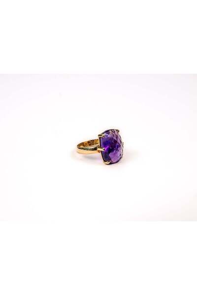mySTILL 925 Silver Ring with Gold Silver - Size 8.5