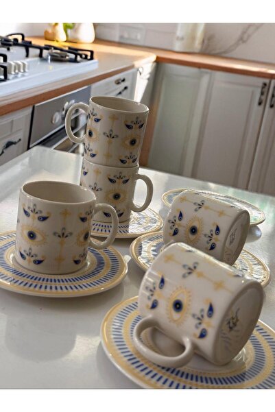 gami 6 KİŞİLİK TÜRK KAHVESİ FİNCAN TAKIMI