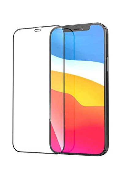 MeeM Tempered Glass Screen Protector for Apple iPhone 12/12 Pro - Black