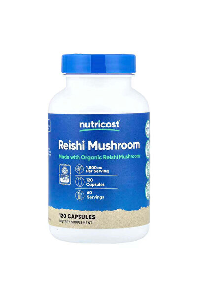 Nutricost Organic Reishi Mushroom 120 Capsules