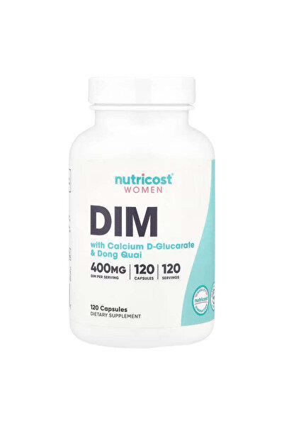 Nutricost Diindolylmethane DIM Women Dong Quai Calcium Glucarate 400mg 120 Caps