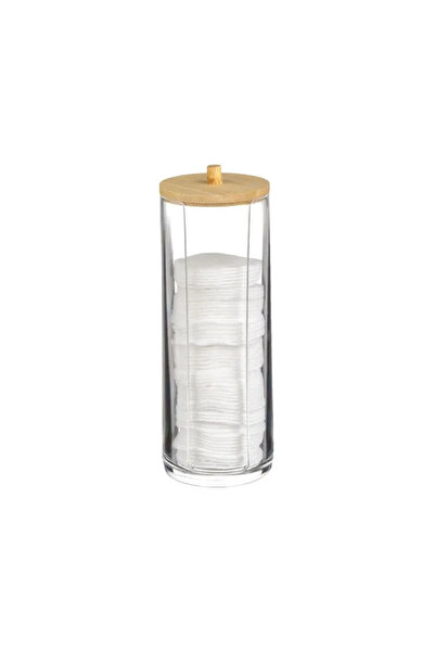 OEM Bamboo Cotton Pad Holder