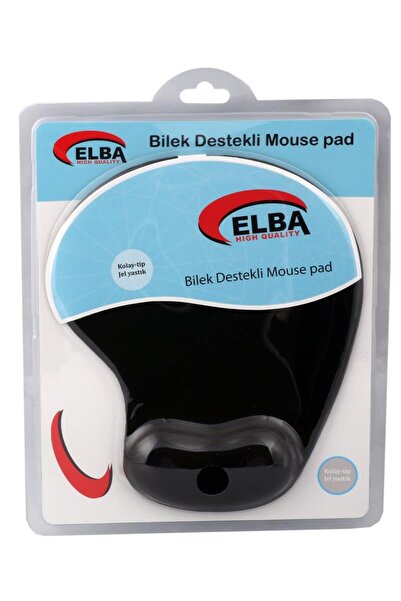 ELBA K06152 Bileklikli Jel Mouse Pad Siyah