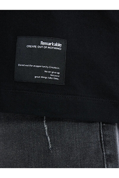 LC Waikiki Black Crew Neck Men's T-Shirt