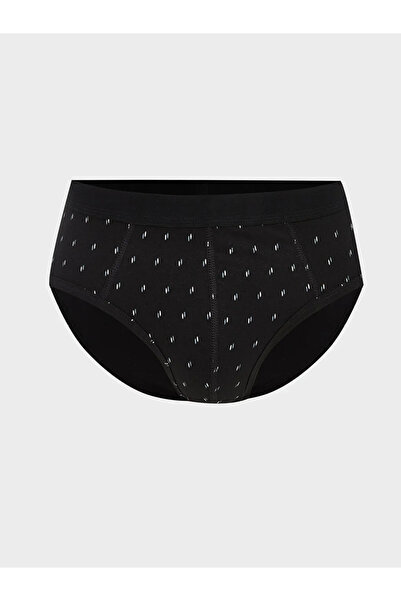 LC Waikiki Μαύρο Βαμβακερό Εύκαμπτο Σλιπ Μπόξερ Τυπικής Εφαρμογής, Συσκευασία...