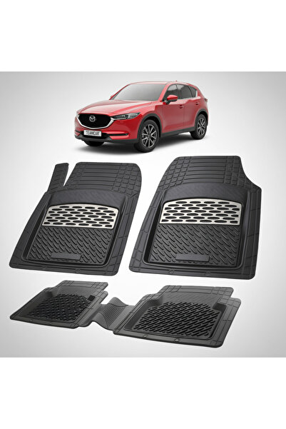 TEAMCAR Συμβατά πατάκια δαπέδου SUV για Mazda CX-5 II 2017-Σήμερα |   Ασήμι