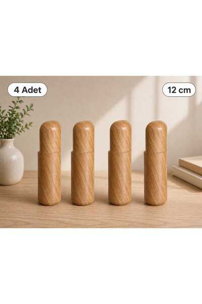 Moonra Home 4 Adet Kapsül Bohem Açık Ceviz 12 Cm Robot Süpürge Yüksekliği Mob...