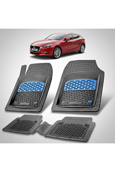TEAMCAR Covorașe auto compatibile Mazda 3 III 2013-2019 |   Albastru