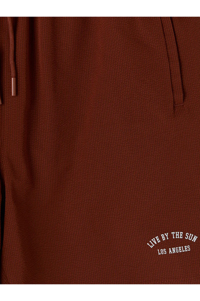 LC Waikiki Καφέ κοντό ανδρικό σορτς κολύμβησης