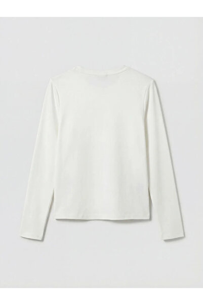 LC Waikiki White Soft Touch Women's Bodysuit