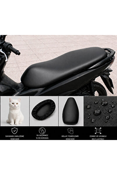lawrenceshop غطاء مقعد دراجة نارية من نوع Vespa GTV 300 ie، غطاء مقعد مقاوم ل...