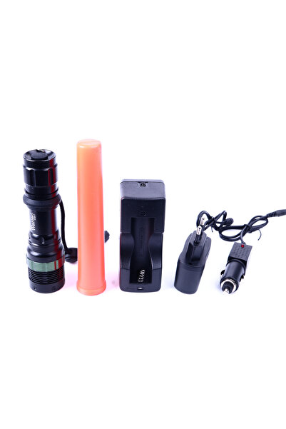Watton Cree5 Sinyalli Şarjlı LED El Feneri – Acil Durum Profesyonel Model WT-262