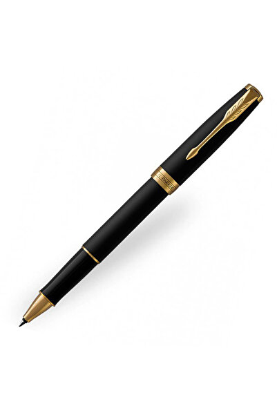 Parker Sonnet GT Roller Kalem, Mavi Mürekkepi Mat Siyah /