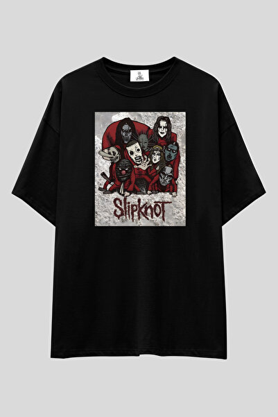 UmbraWear Slipknot majica | Unisex 100% pamuk, crna metal grupa, majica sa pr...