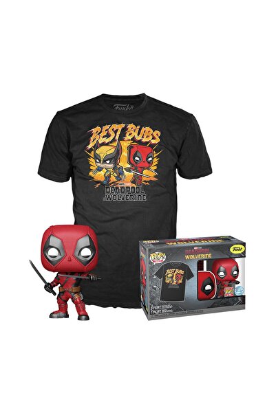 Funko Ποπ! Ντέντπουλ και Γούλβεριν Καλύτερη Φιγούρα και Μπλουζάκι Μεγέθους L
