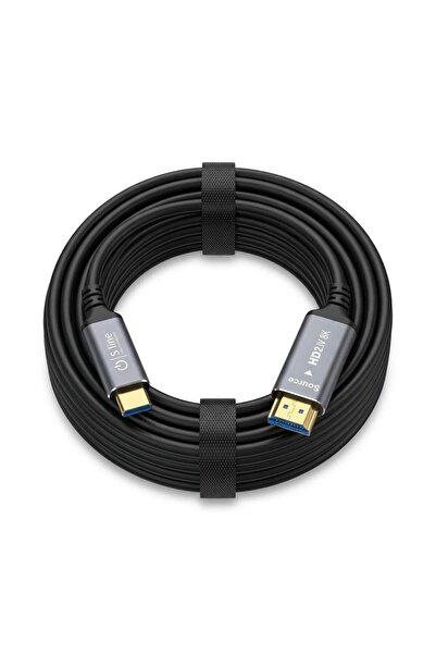 S-Line Sline 8K V2.1 Fiber Optik HDMI Kablo - 15Metre 7680x4320P