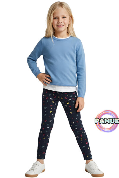 United Fabrics Desenli Çocuk Tayt - Küçük Kapler Desenli Yumuşak Esnek Rahat ...